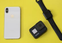 iPhone, kamerka GoPro, Apple Watch